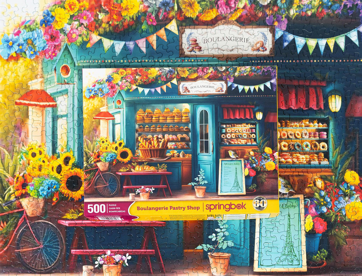 Springbok Boulangerie Pastry Shop 500 Piece Jigsaw Puzzle