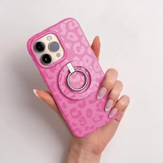 Velvet Caviar - Magsafe Case For Apple Iphone 16 Pro Max - Pink Ruby Leopard