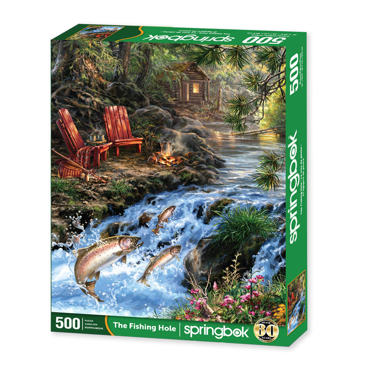 Springbok The Fishing Hole 500 Piece Jigsaw Puzzle