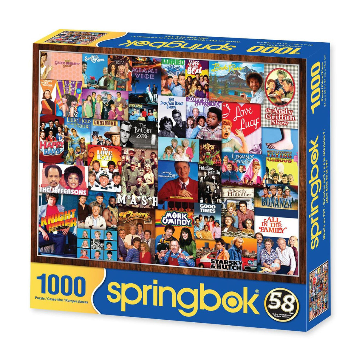Springbok What'S On Tv? 1000 Piece Jigsaw Puzzle