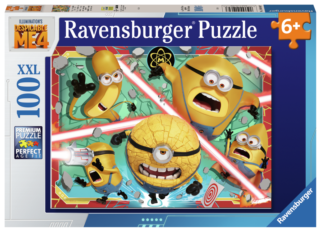 Ravensburger Despicable Me 4: Minions 100 Piece XXL Jigsaw Puzzle for Kids - Screen-Free Activity Boosts Concentration