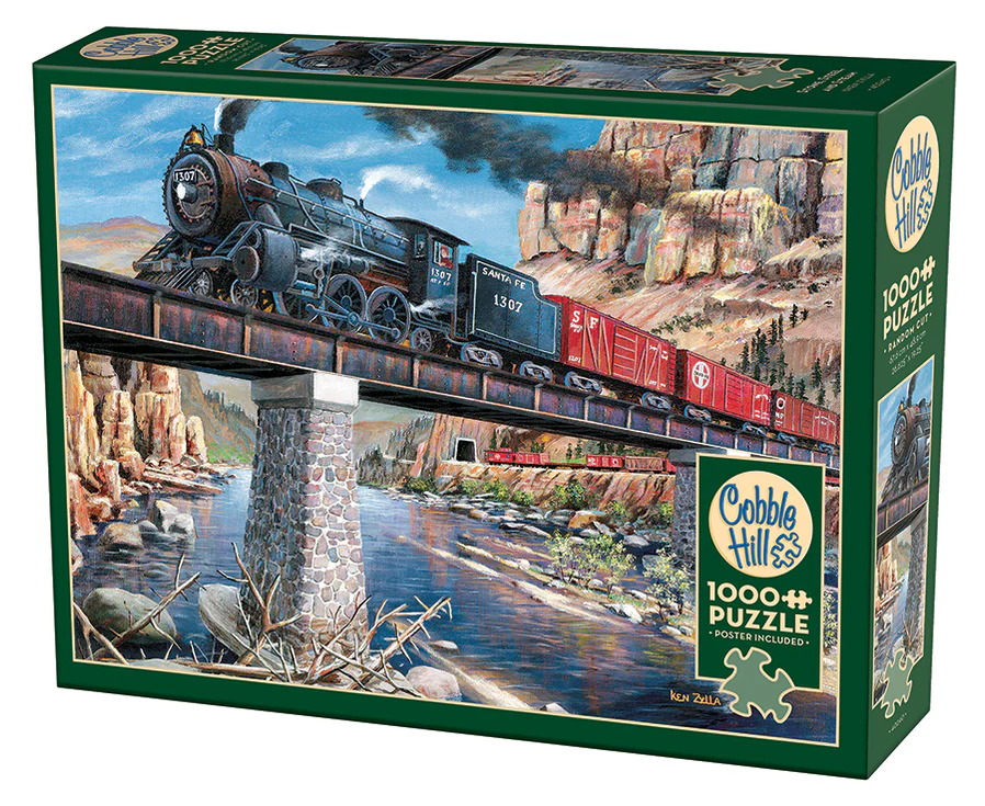 Cobble Hill Stone Steel and Steam 1000 Piece Puzzle