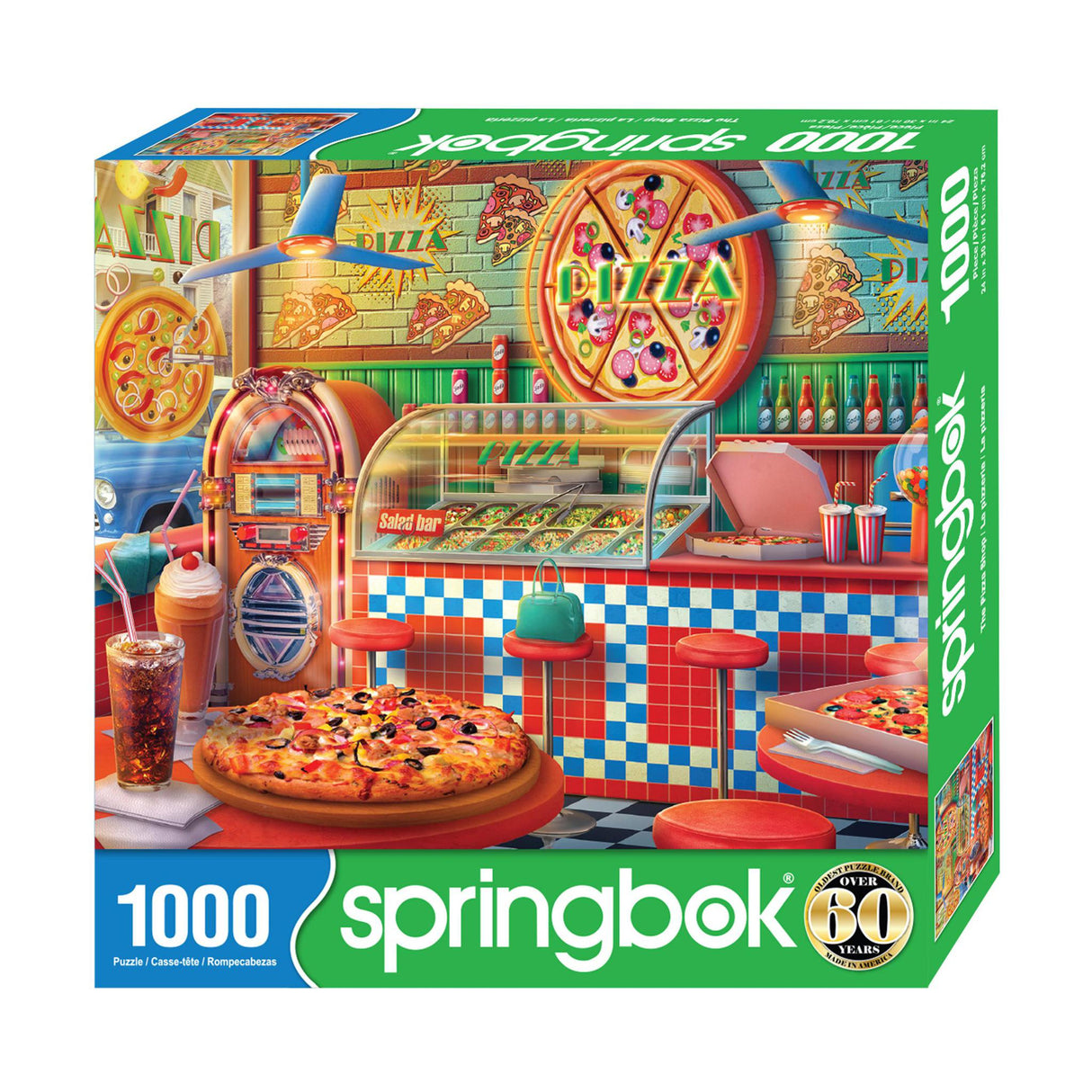 Springbok The Pizza Shop 1000 Piece Jigsaw Puzzle