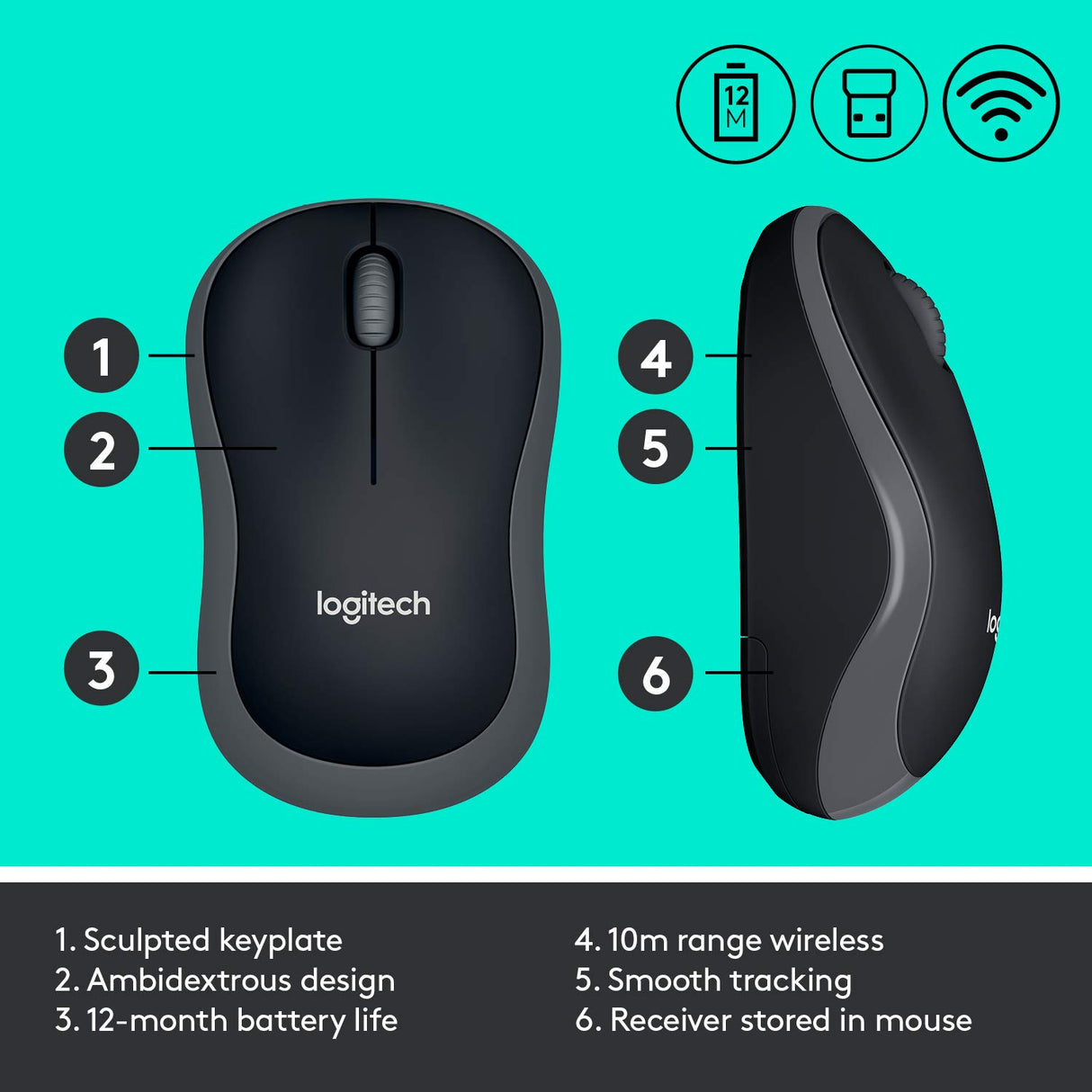 LOGITECH MK270 WIRELESS KEYBOARD AND MOUSE COMBO