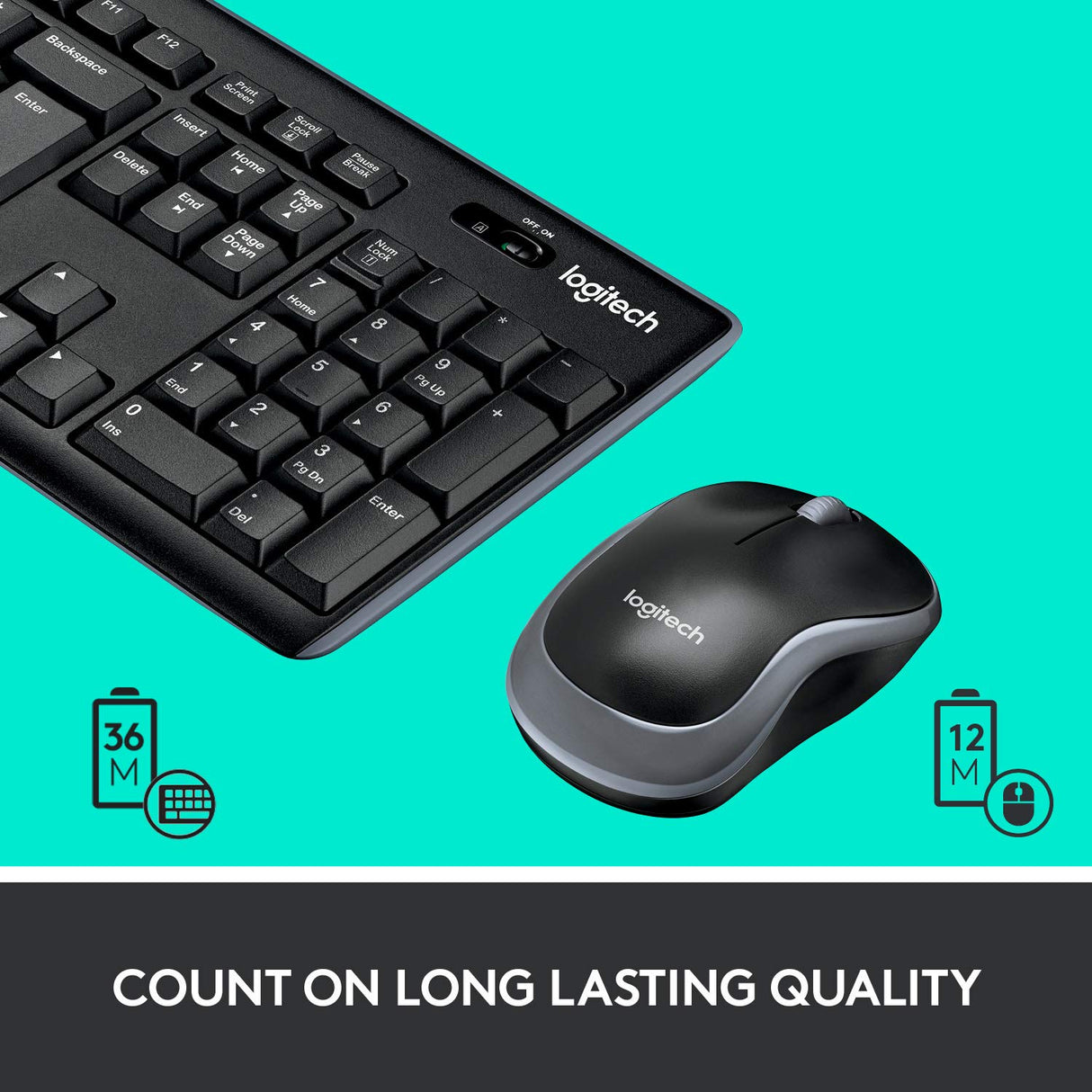 LOGITECH MK270 WIRELESS KEYBOARD AND MOUSE COMBO