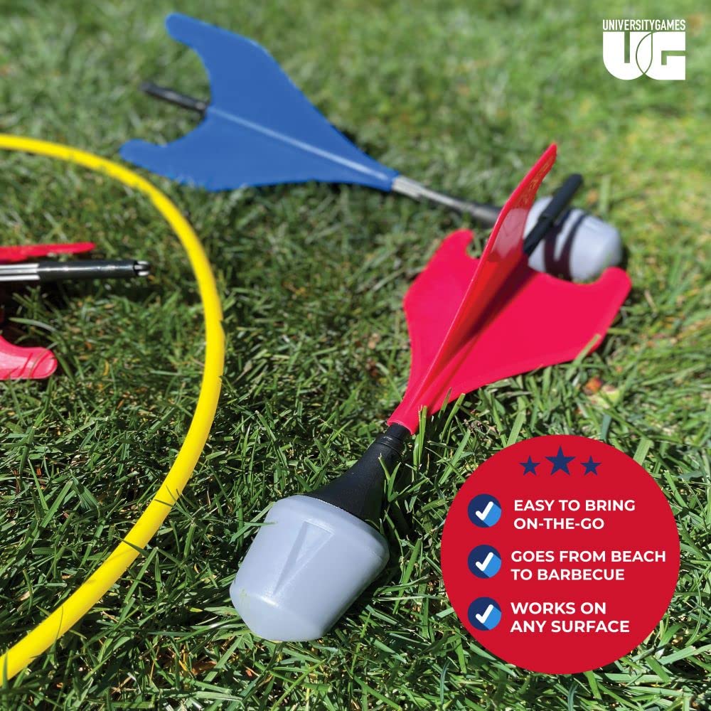 University Games, Lawn Darts Game, Classic Toss Game & Backyard Party Toy for Families, Indoor & Outdoor Use