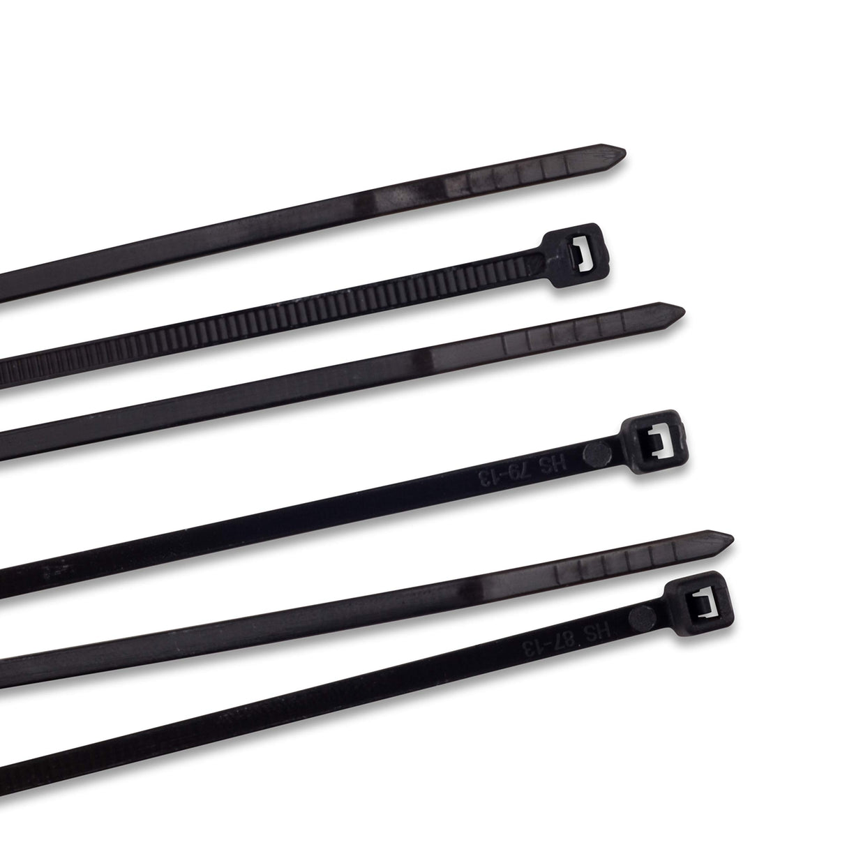 CABLE TIE 4IN 18LB NYLON SELF-LOCKING BLACK 100 PACK