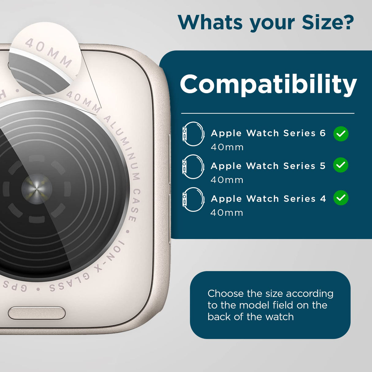 Apple Watch 40mm Case-mate Tough Case With Integrated Glass Screen Protector