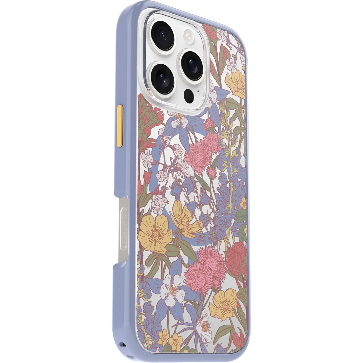 Otterbox - Symmetry Clear Magsafe Case For Apple Iphone 16 Pro - Co Wildflowers