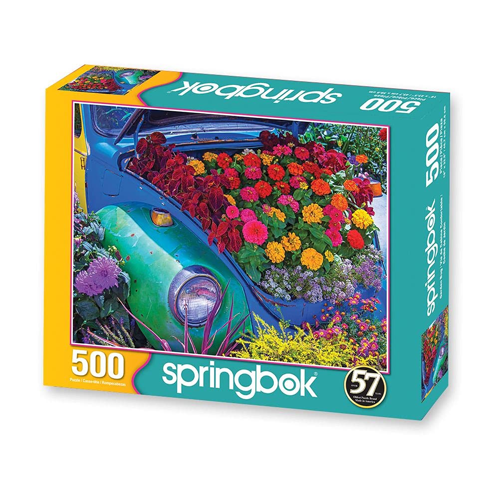 Springbok 500 Piece Jigsaw Puzzle Garden Bug