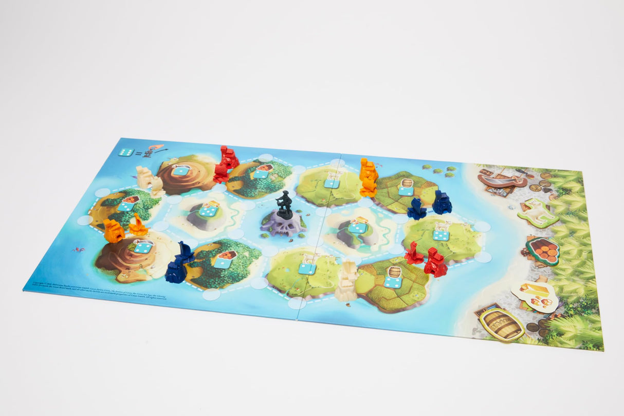 CATAN Junior Board Game - Swashbuckling Adventure for Young Pirates! Strategy Game, Fun Family Game for Kids and Adults, Ages 6+, 2-4 Players, 30 Minute Playtime, Made by CATAN Studio