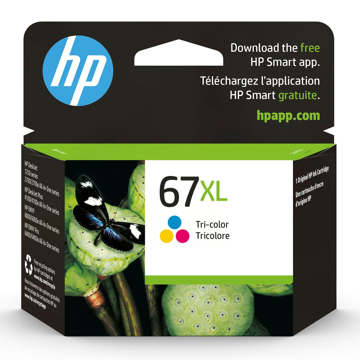 HP 67XL Tri-color High-yield Ink Cartridge