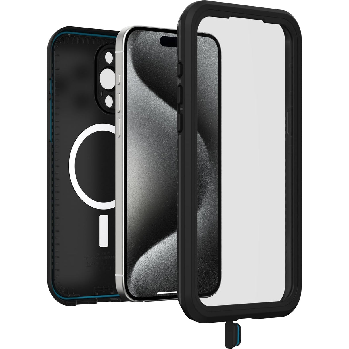 Otterbox - Fre Magsafe Case For Apple Iphone 15 Pro Max - Black