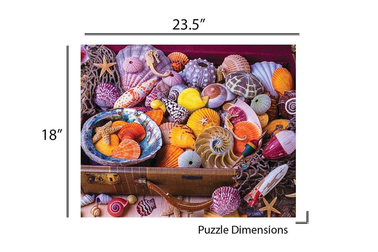 Springbok 350 Piece Jigsaw Puzzle Vacation Treasure