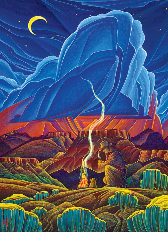 Cobble Hill 1000 Piece Puzzle - All Nighter- Sample Poster Included