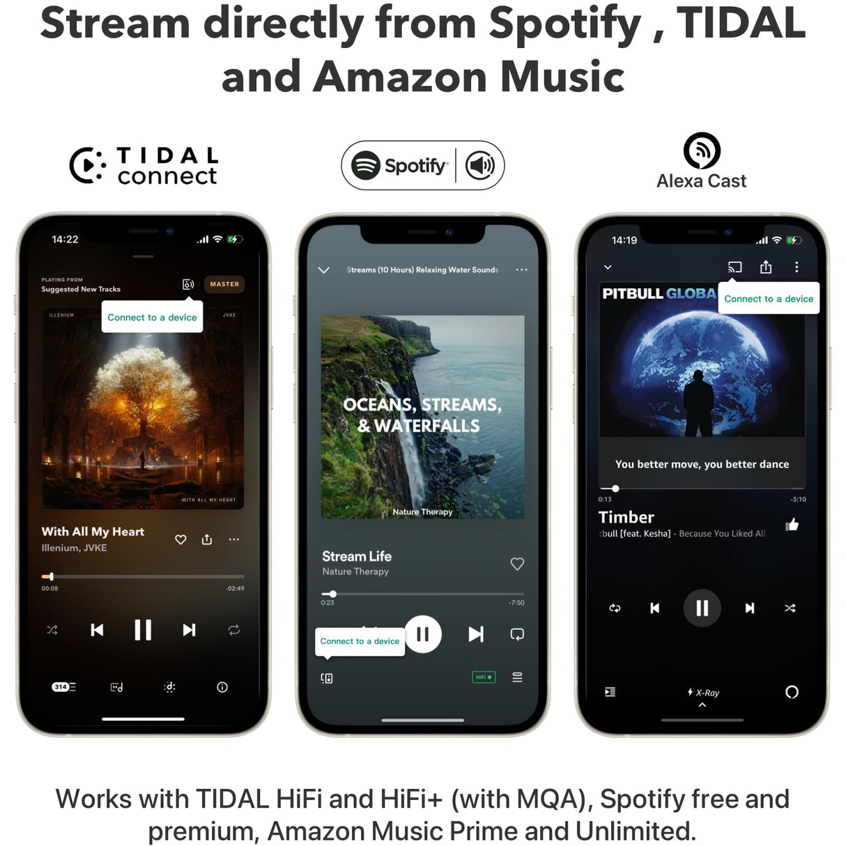 WiiM Pro Plus AirPlay 2 Receiver, Google Cast Audio, Multiroom Streamer with Premium AKM DAC, Voice Remote, Works with Alexa/Siri/Google, Stream Hi-Res Audio from Spotify, Amazon Music, Tidal and More