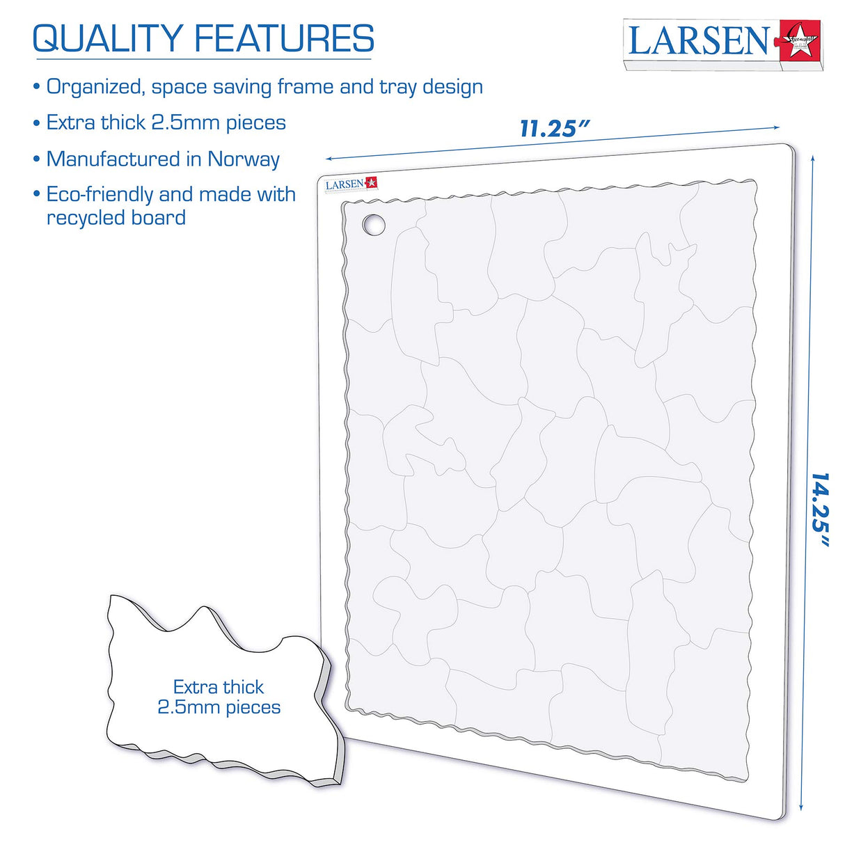 Larsen Puzzles Dinosaur 35 Piece Children'S Jigsaw Puzzle