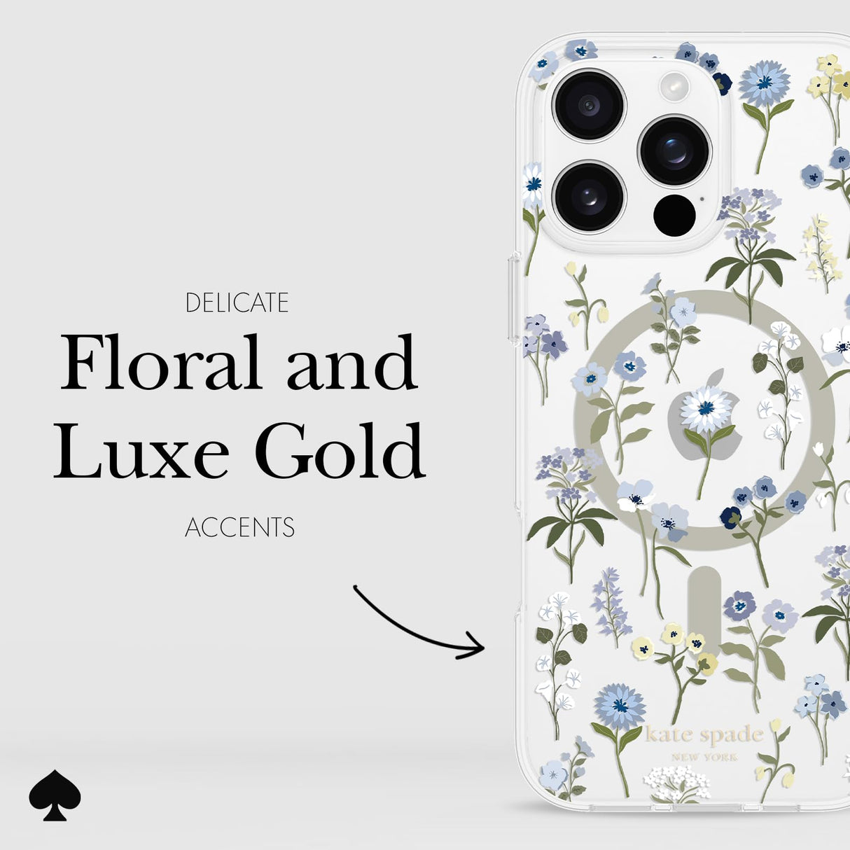 Kate Spade - Protective Magsafe Case For Apple Iphone 16 Pro Max - Precious Bloom