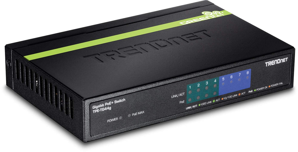 TRENDNET 6-PORT FAST ETHERNET POE+ SWITCH