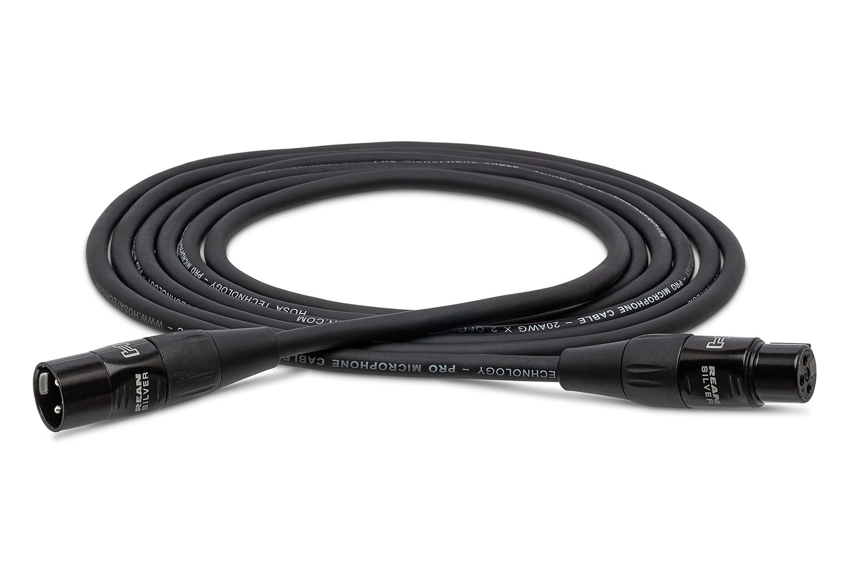 Hosa HMIC-025 Pro Microphone Cable, REAN XLR3F to XLR3 Meter, 25 Feet