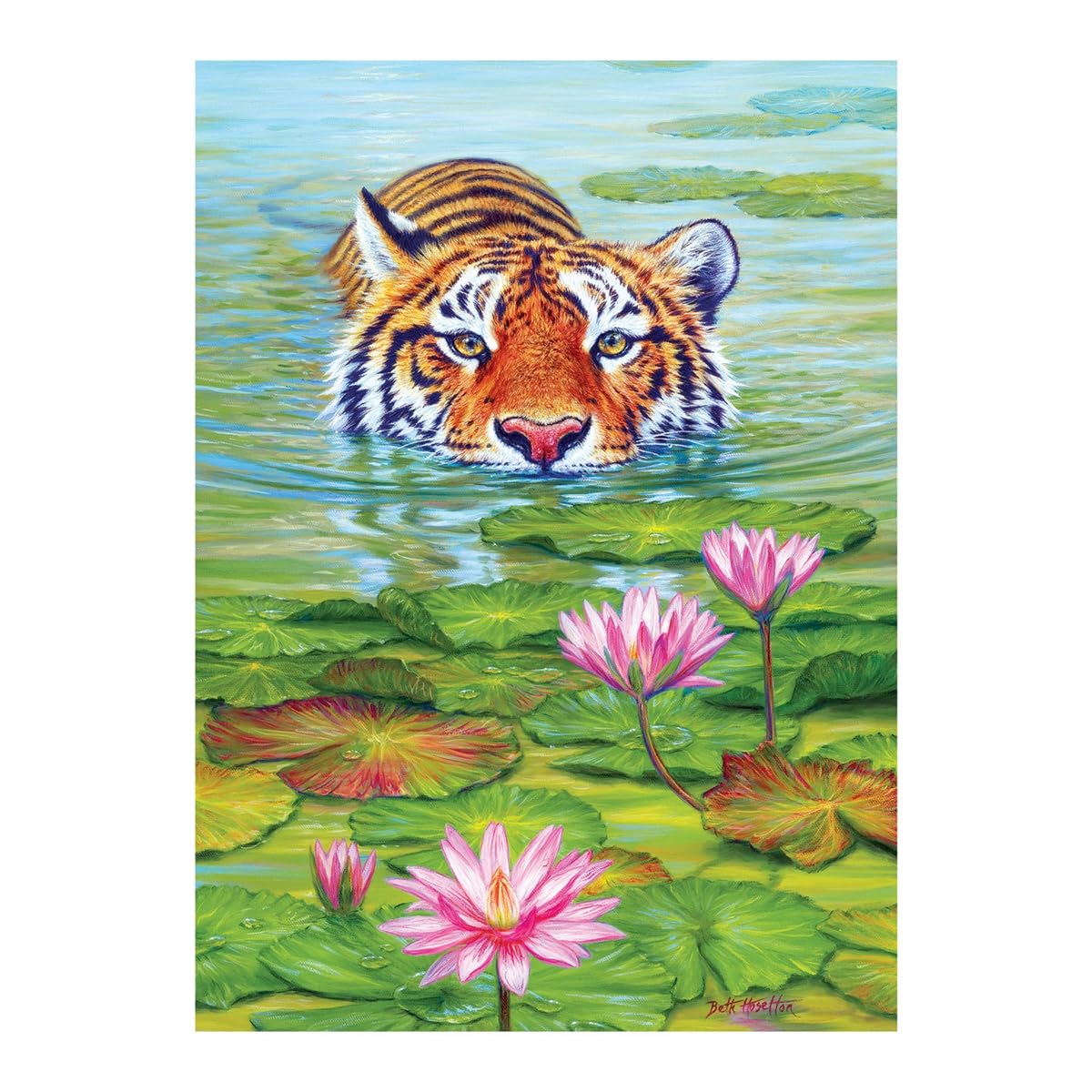 Cobble Hill 1000 Piece Puzzle - Land of The Lotus - Sample Poster Included