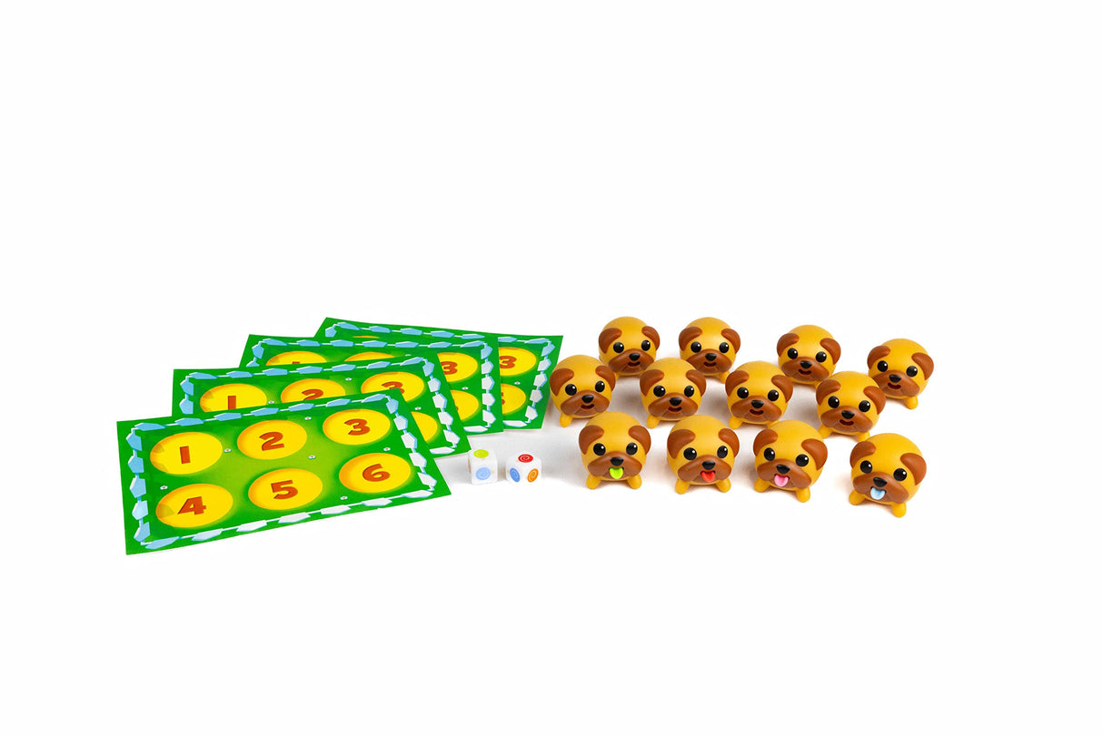 BLUE ORANGE GAMES Tongues Out! The Squishy, Squeezy Preschool and Children Game - Educational Puppy Fidget Memory Color Matching Fun 2-4 Players for Ages 4+