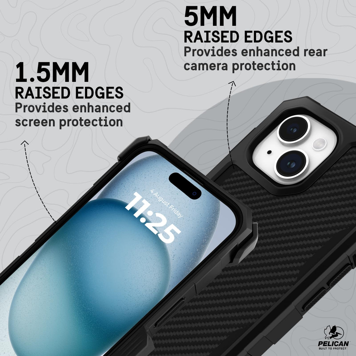 IPHONE 15 PELICAN SHIELD CASE WITH MAGSAFE - KEVLAR