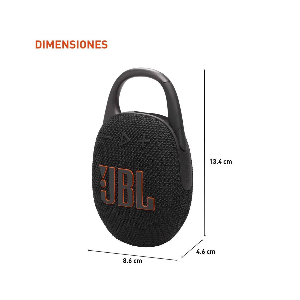 Jbl - Clip 5 Waterproof Bluetooth Speaker - Black