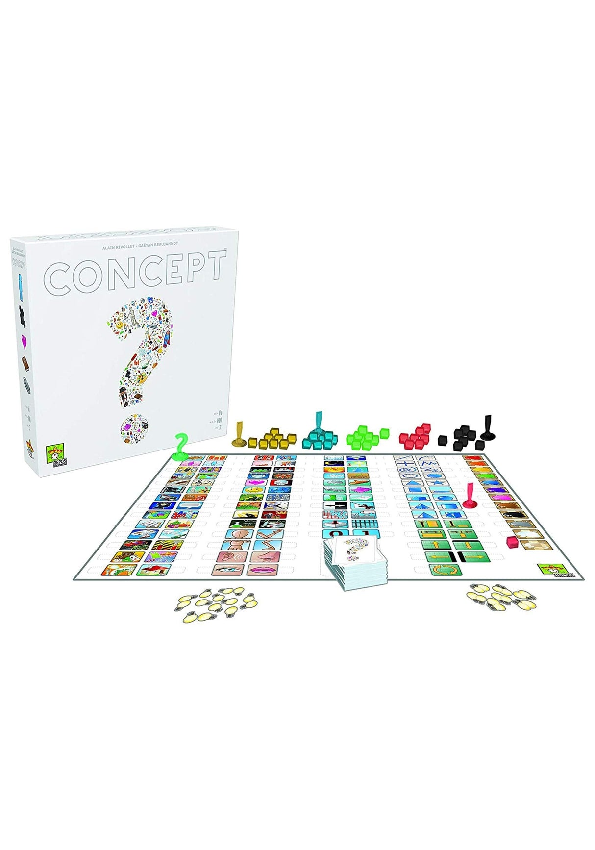 Concept Party Game | Award-Winning Board Game | Team-Based Guessing | Fun Family Game for Adults and Kids | Ages 10+ | 4-12 Players | Average Playtime 40 Minutes | Made by Repos Production