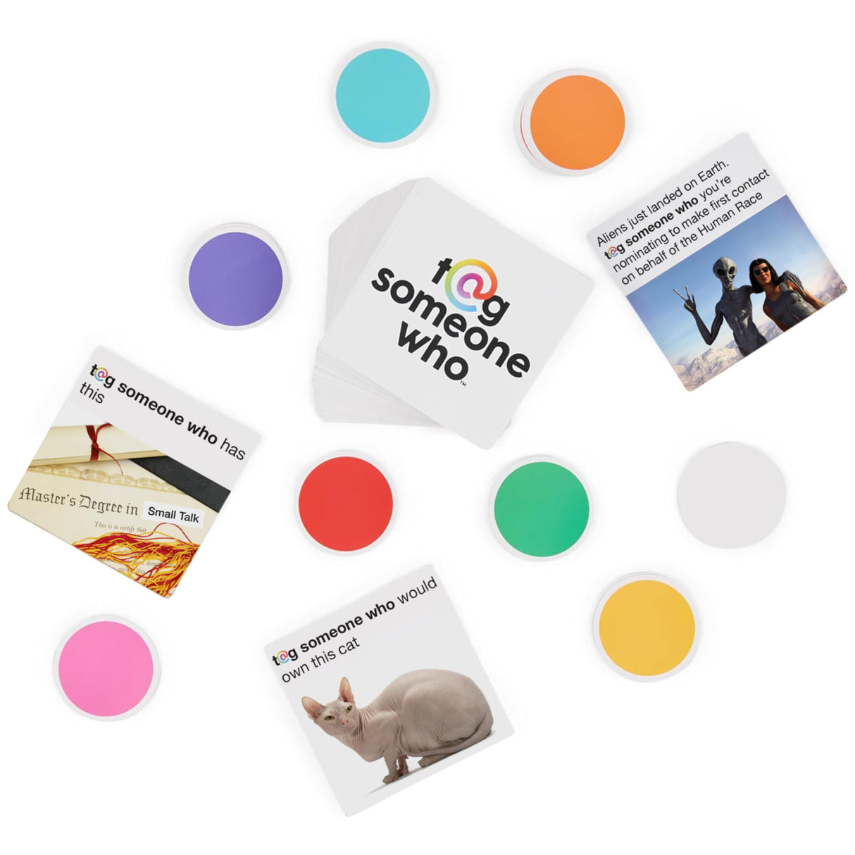 Spin Master Games, Tag Someone Who Viral Hit Adult Party Game for Bachelorette Parties, College, Birthday & More, for Adults & Teens Ages 18+