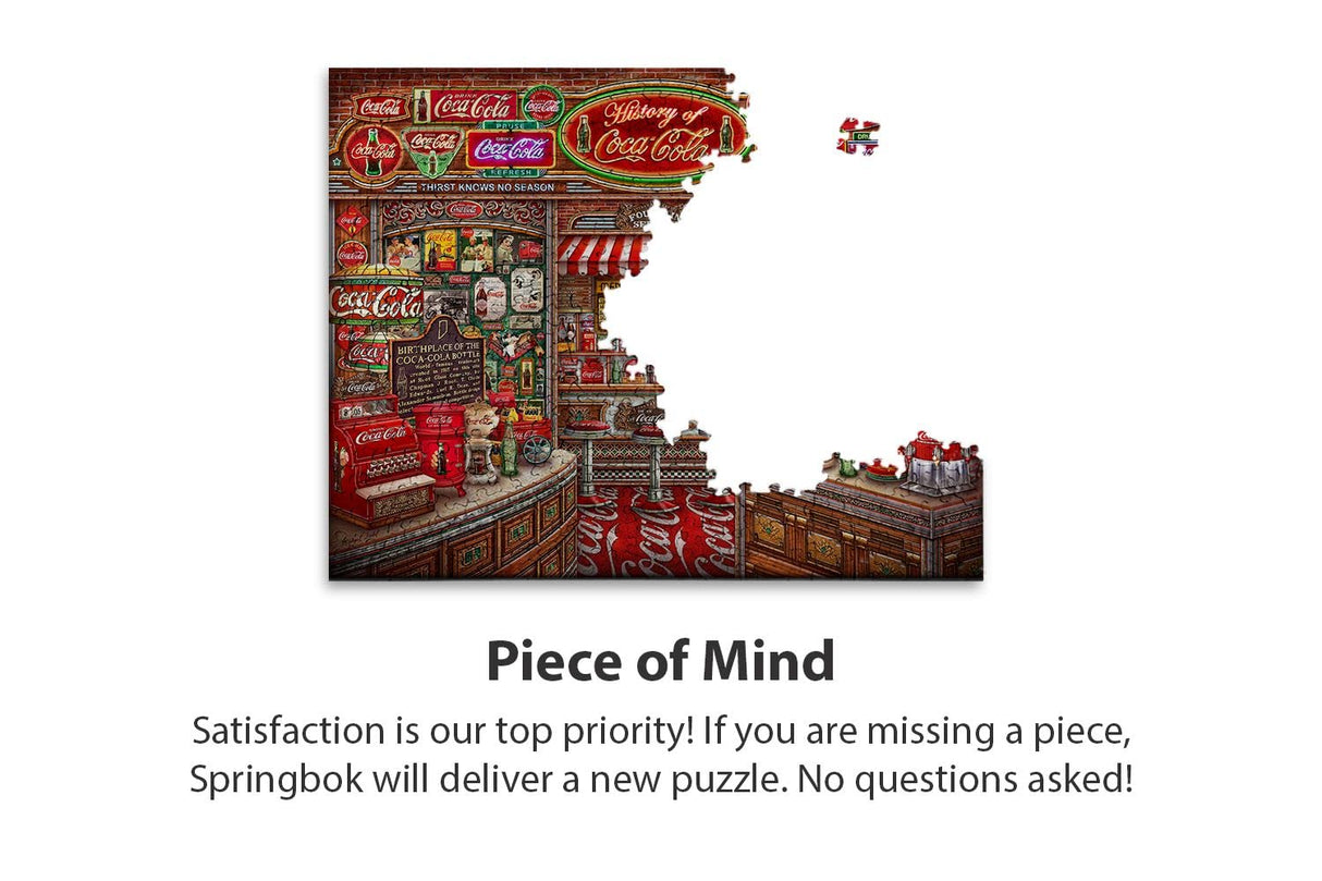 Springbok 1000 Piece Jigsaw Puzzle Coca Cola History