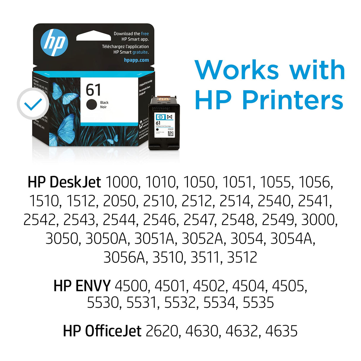 HP 61 Black Ink Cartridge