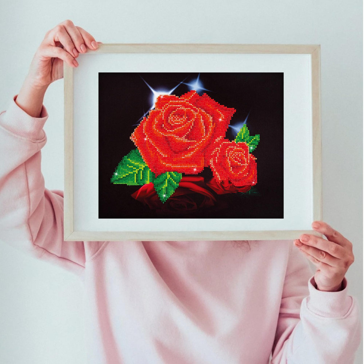 DIAMOND DOTZ ® - Red Rose Sparkle