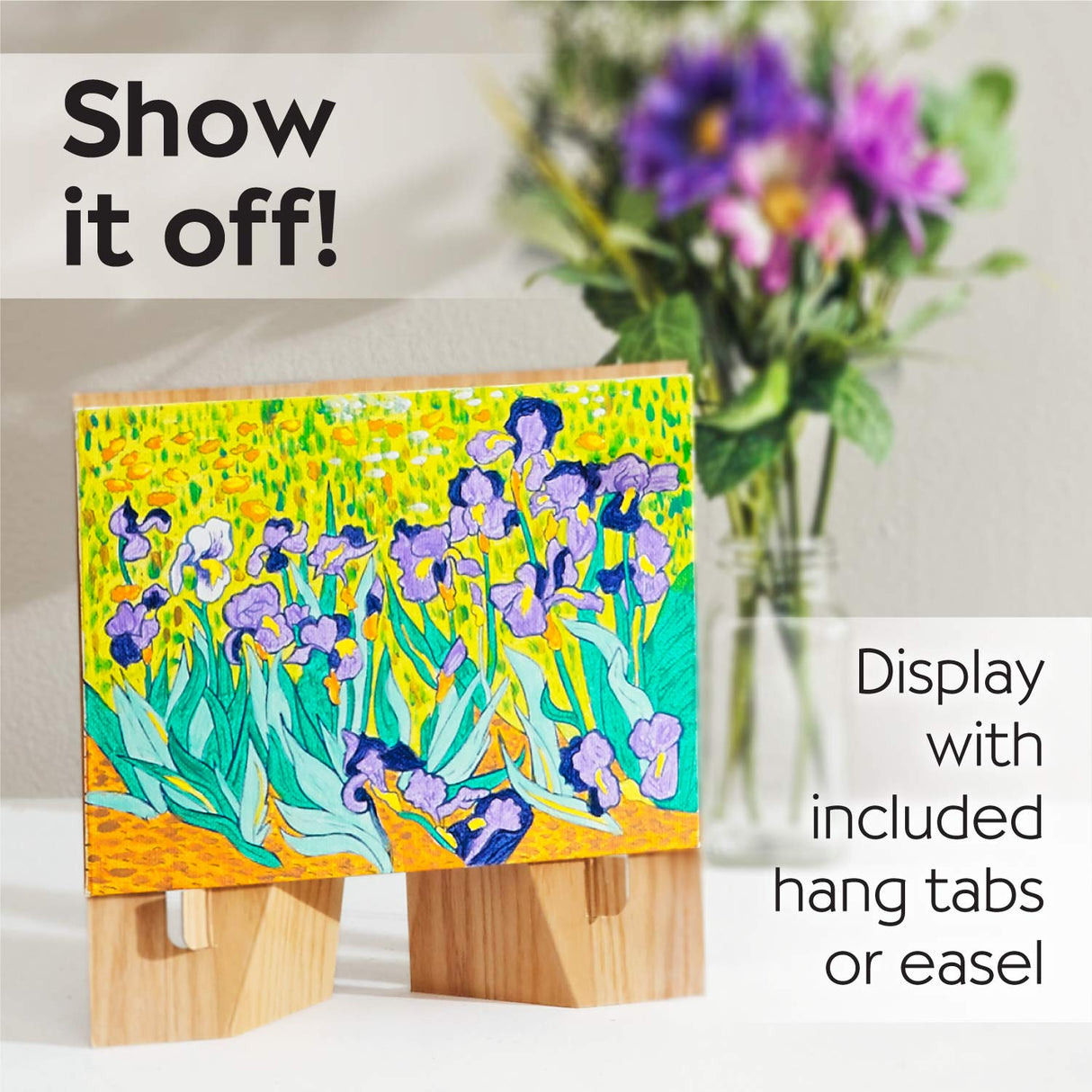 Faber-Castell Museum Series Paint by Numbers - Vincent Van Gogh Irises