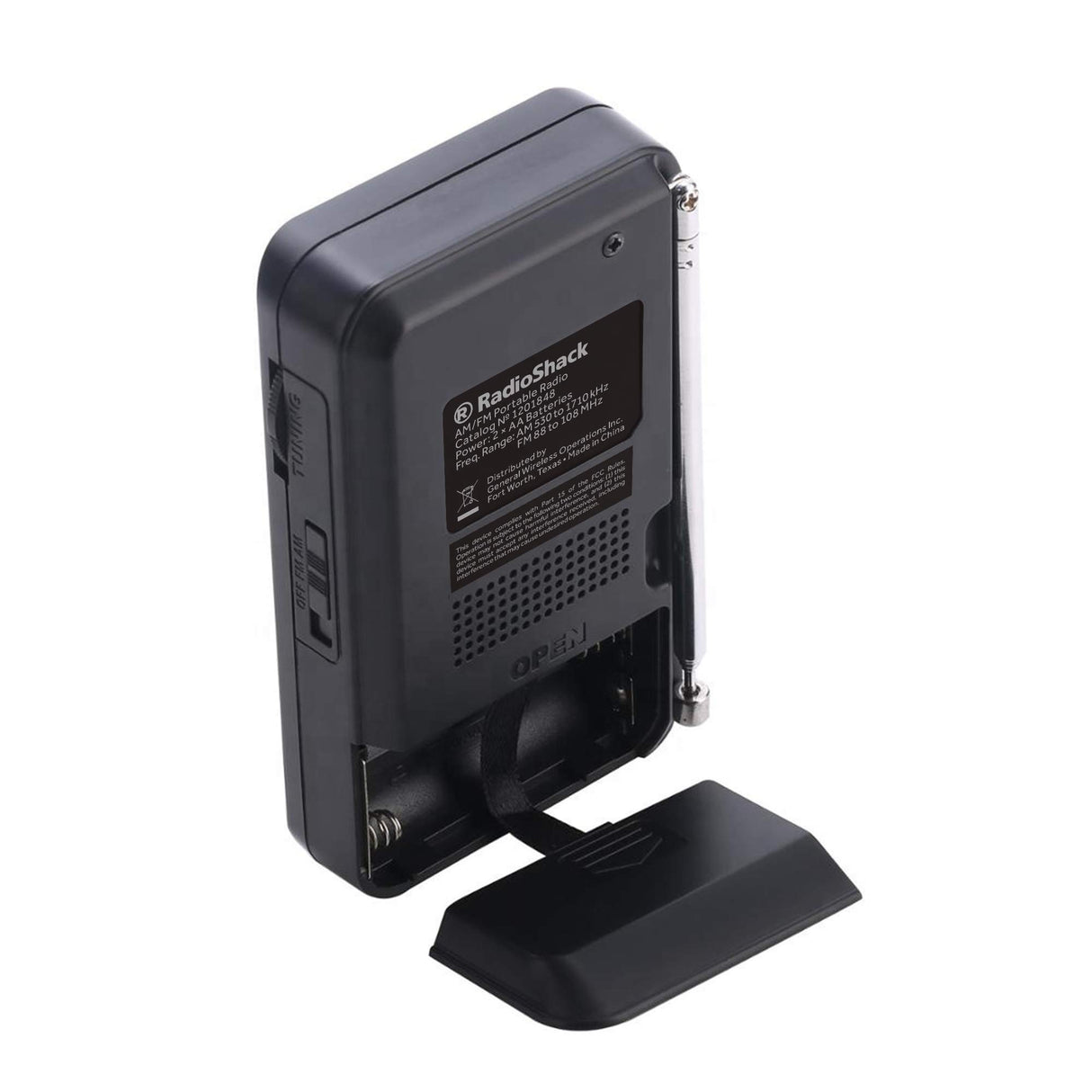 ANALOG AM/FM PORTABLE RADIO