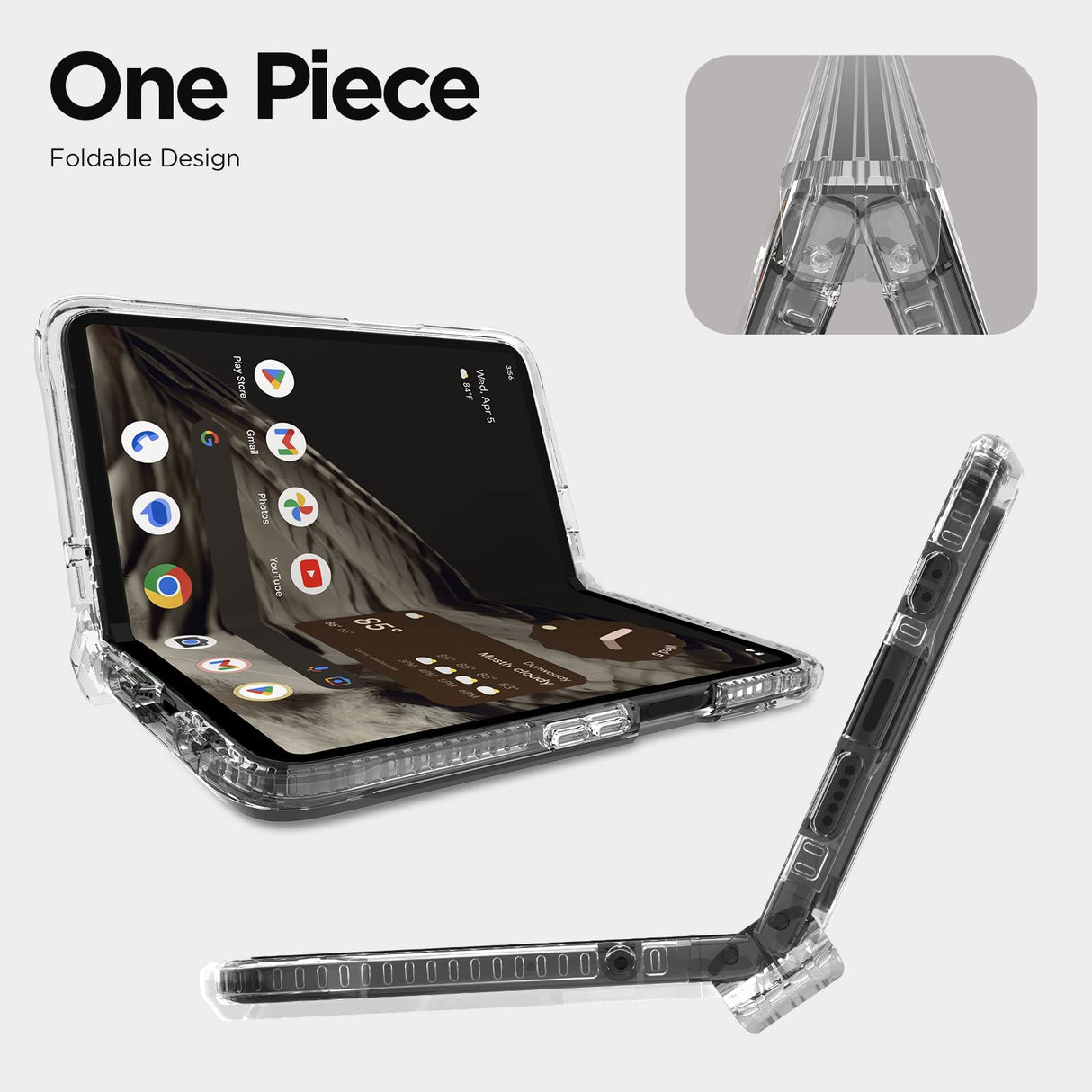 Case-mate - Tough Case For Google Pixel Fold - Clear