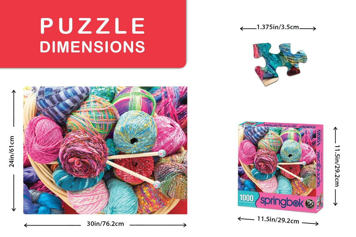 Springbok 1000 Piece Jigsaw Puzzle Knit Fit