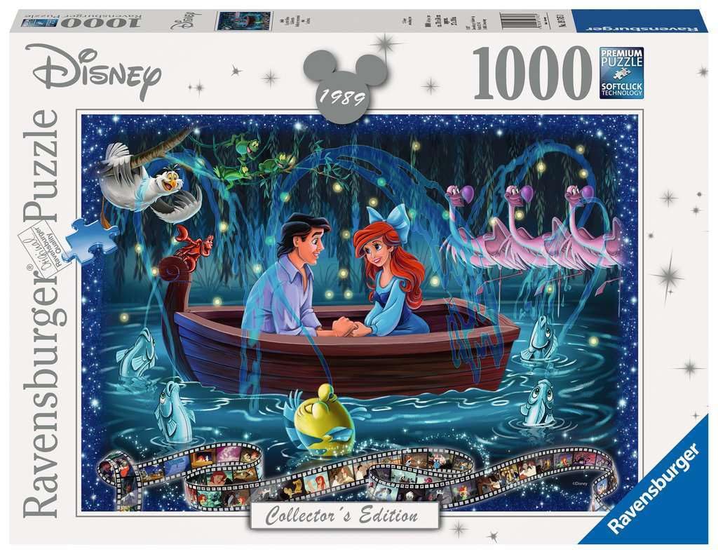 Ravensburger Disney Little Mermaid 1000 Piece Jigsaw Puzzle for Adults - Every Piece is Unique, Softclick Technology Means Pieces Fit Together Perfectly