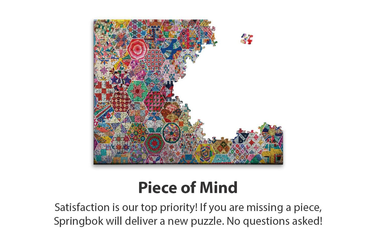 Springbok 500 Piece Jigsaw Puzzle Crazy Quilts