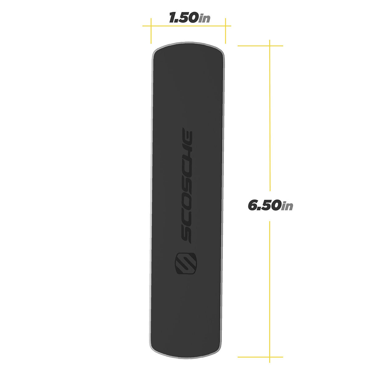 SCOSCHE MAGIC MOUNT ELITE BAR MAGNETIC METAL PLATE MOUNT - SILVER