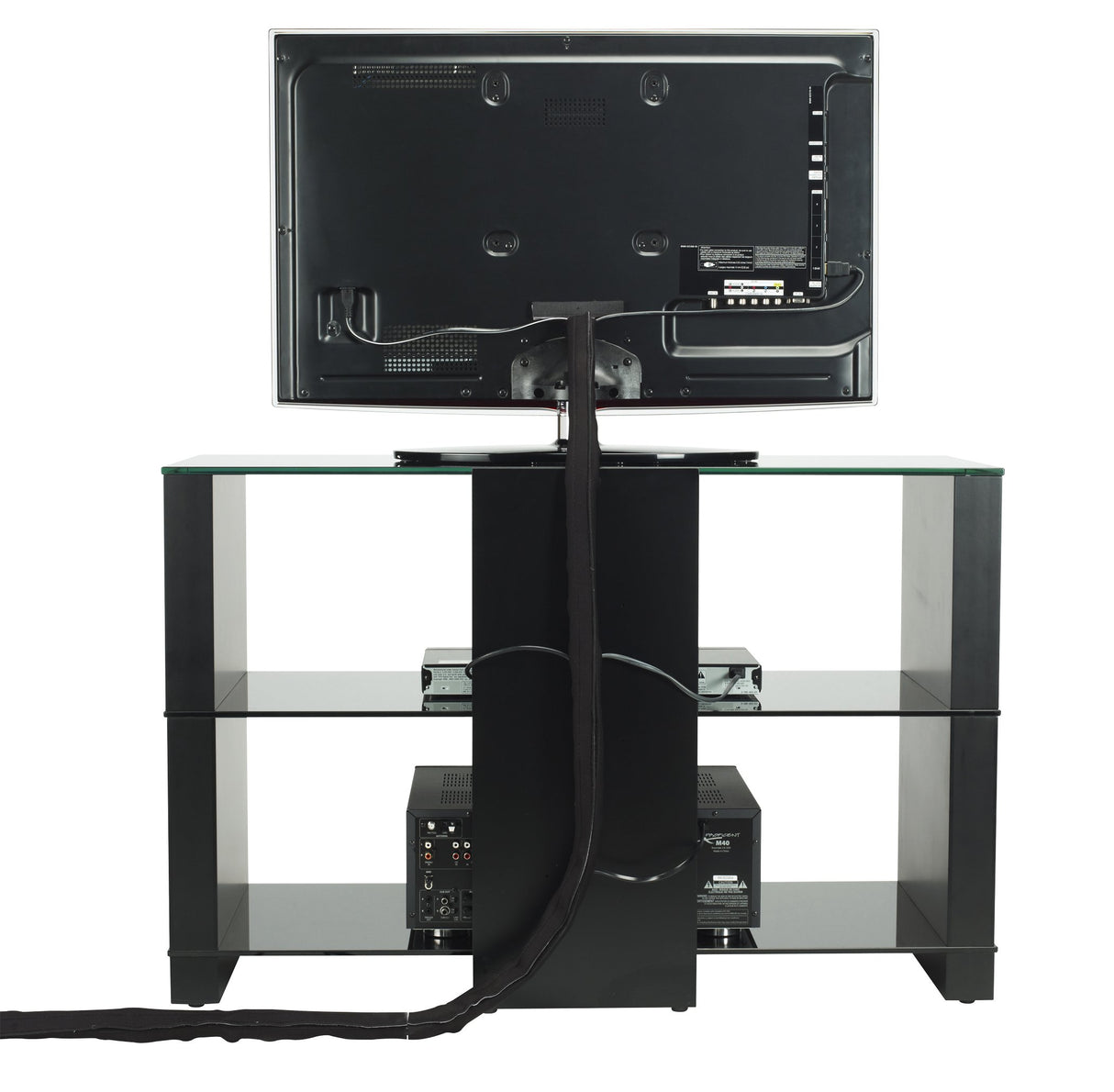 OmniMount OECMS Neoprene Cable Management - Black/White