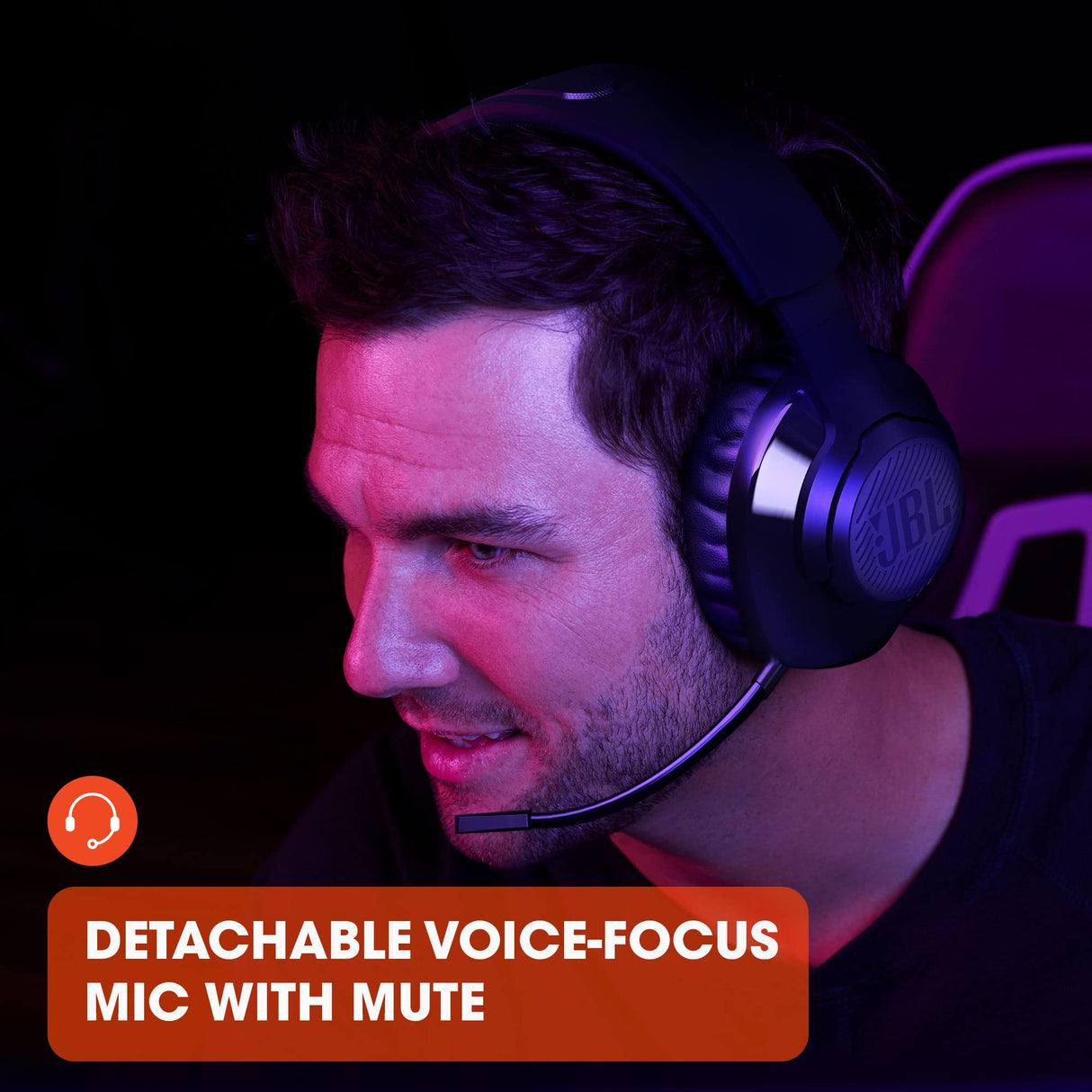 Jbl - Quantum 350 Wireless Bluetooth Over Ear Gaming Headset - Black