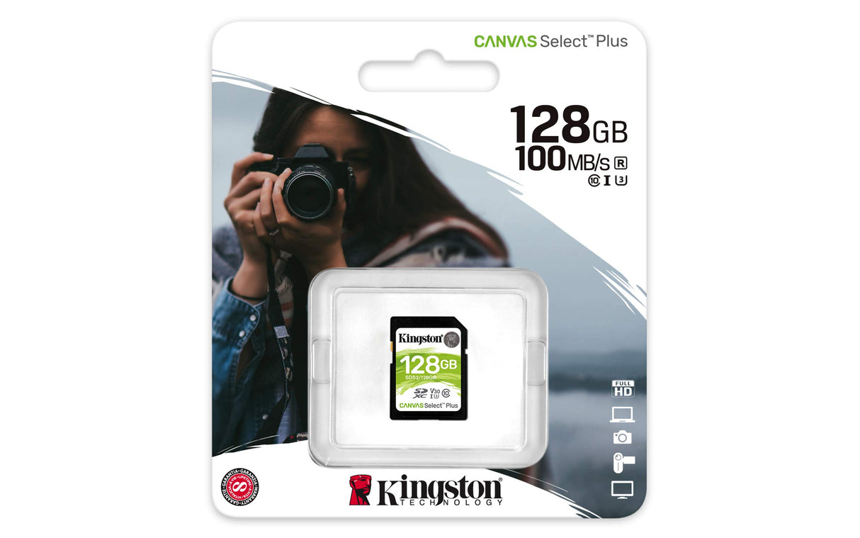128GB SDXC CANVAS SELECT PLUS