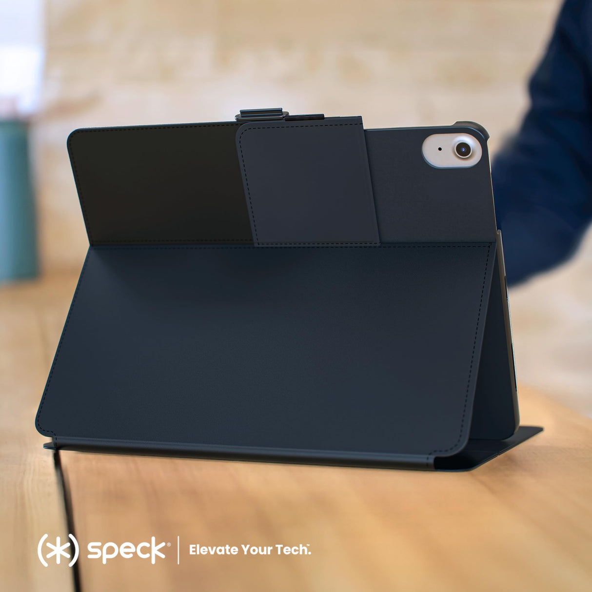 Speck New iPad Air 13 Case (2024) - Black/Black/White