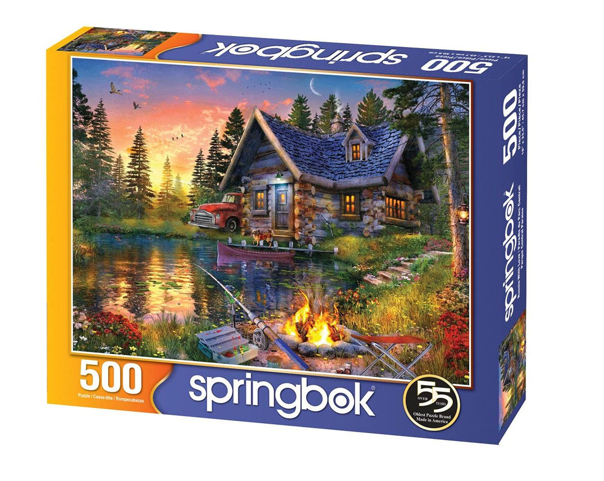 Springbok Sun Kissed Cabin 500 Piece Jigsaw Puzzle