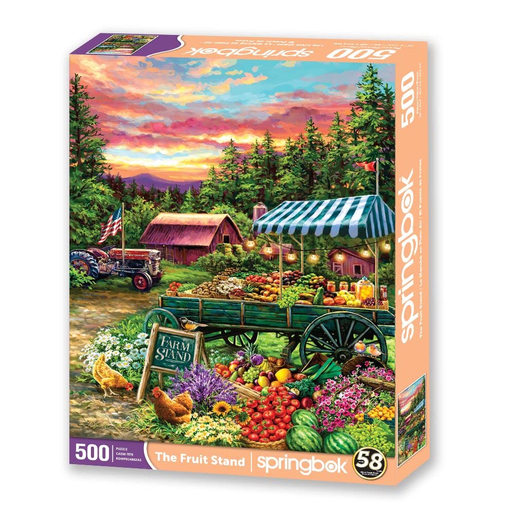 Springbok 500 Piece Jigsaw Puzzle The Fruit Stand
