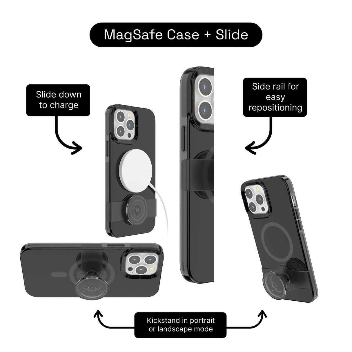 POPSOCKETS - MAGSAFE POPGRIP SLIDE CASE FOR APPLE IPHONE 13