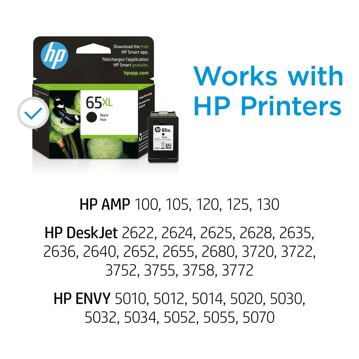 HP 65XL Black High-yield Ink Cartridge