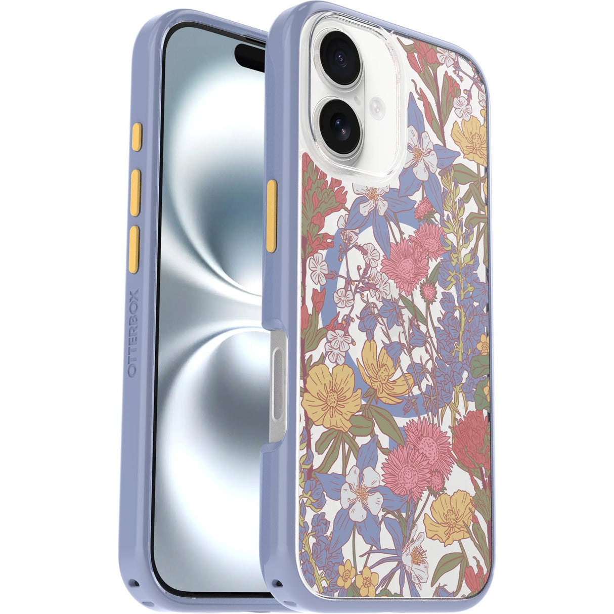 Otterbox - Symmetry Clear Magsafe Case For Apple Iphone 16 - Co Wildflowers