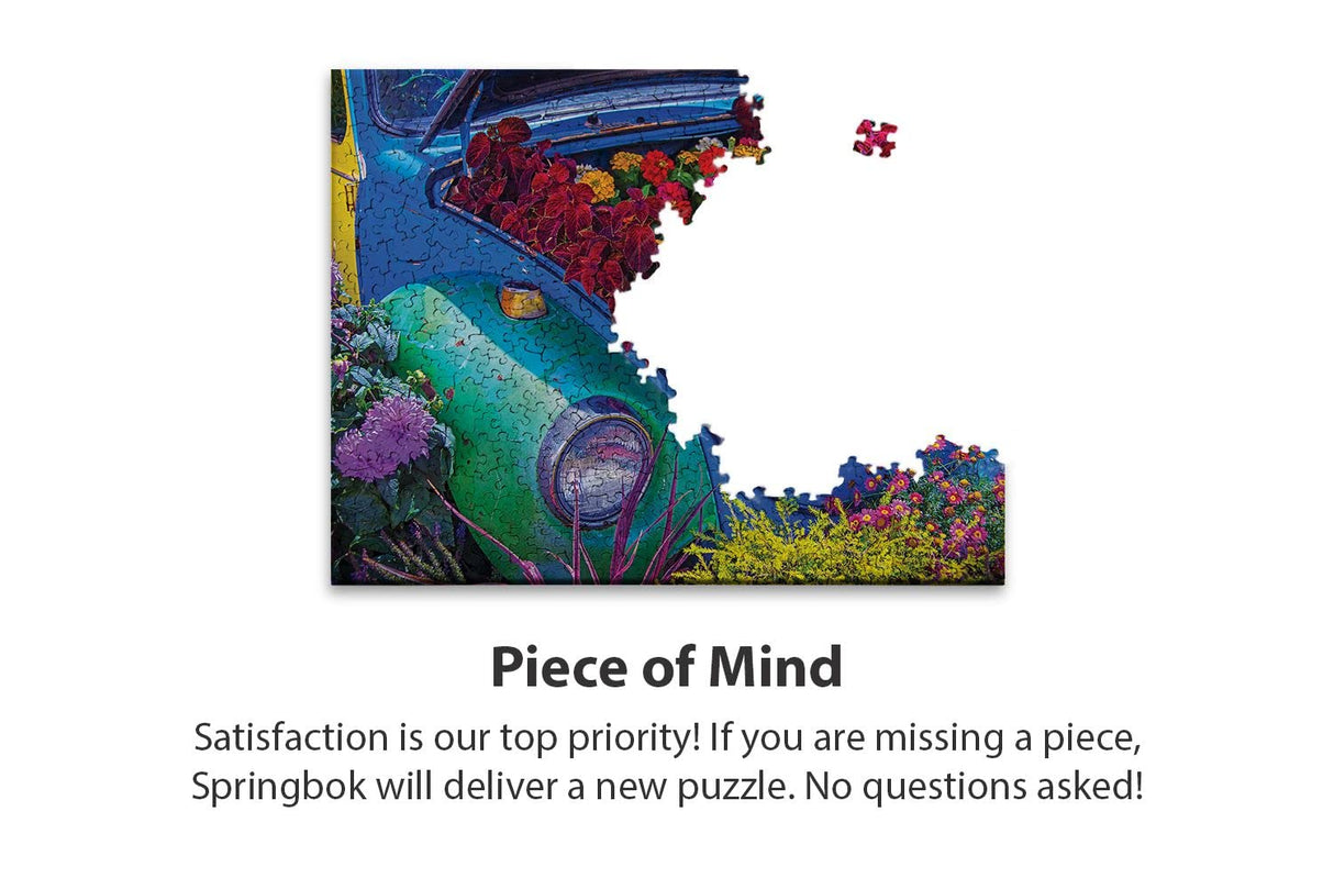 Springbok 500 Piece Jigsaw Puzzle Garden Bug